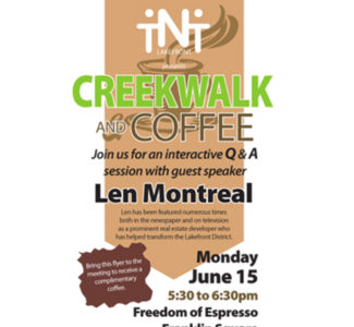 Creekwalk and coffee